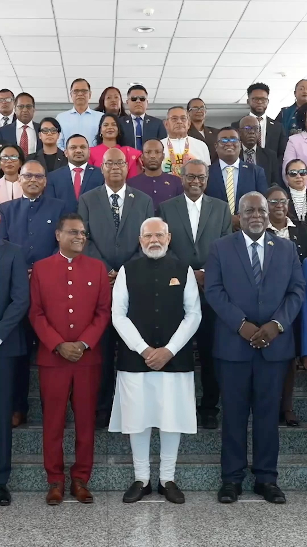 PM Modi calls for prioritizing democracy and humanity for a better world | #shorts